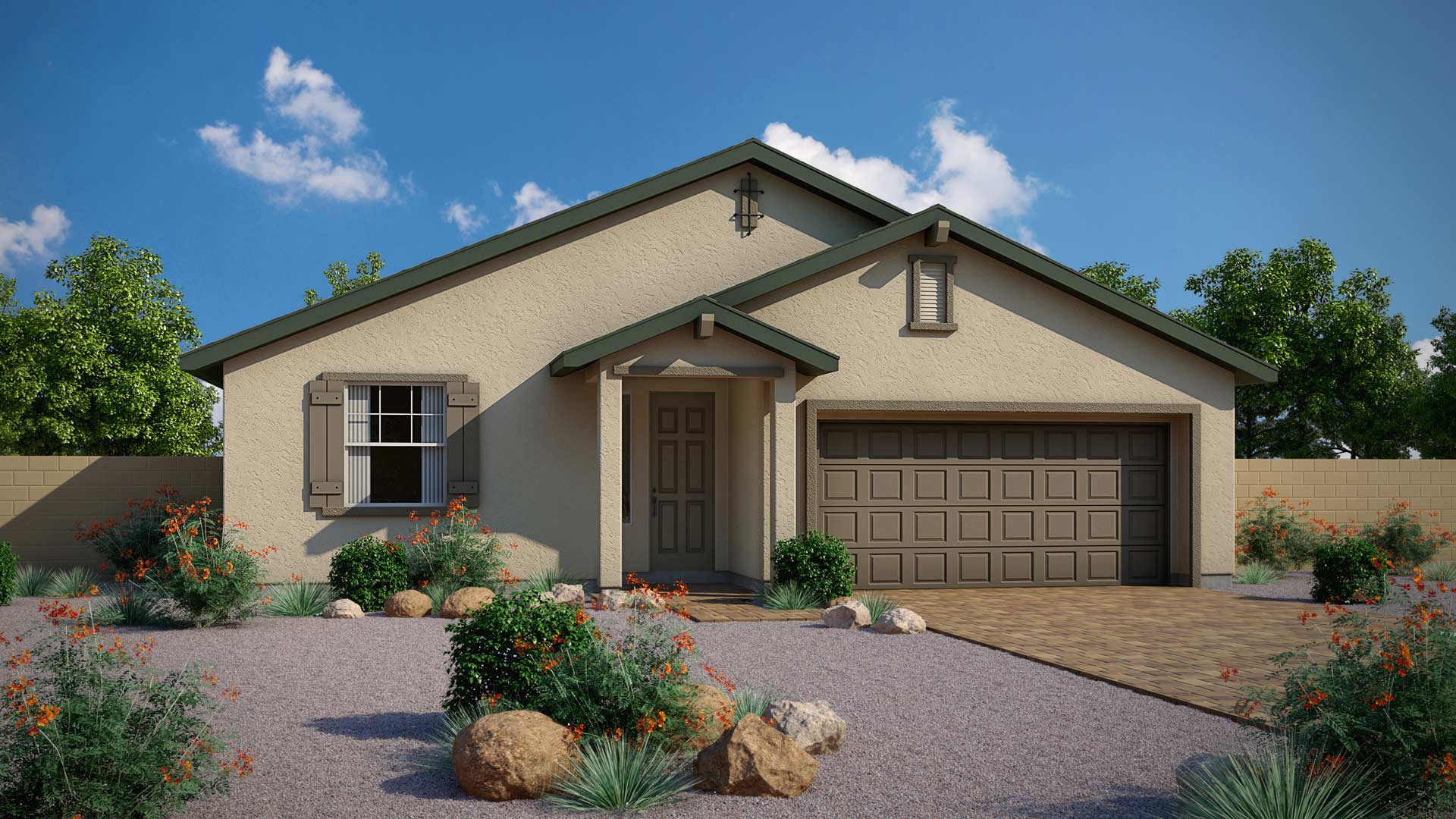 Highlands Ranch Sunrise Elevation A Mandalay Homes Arizona