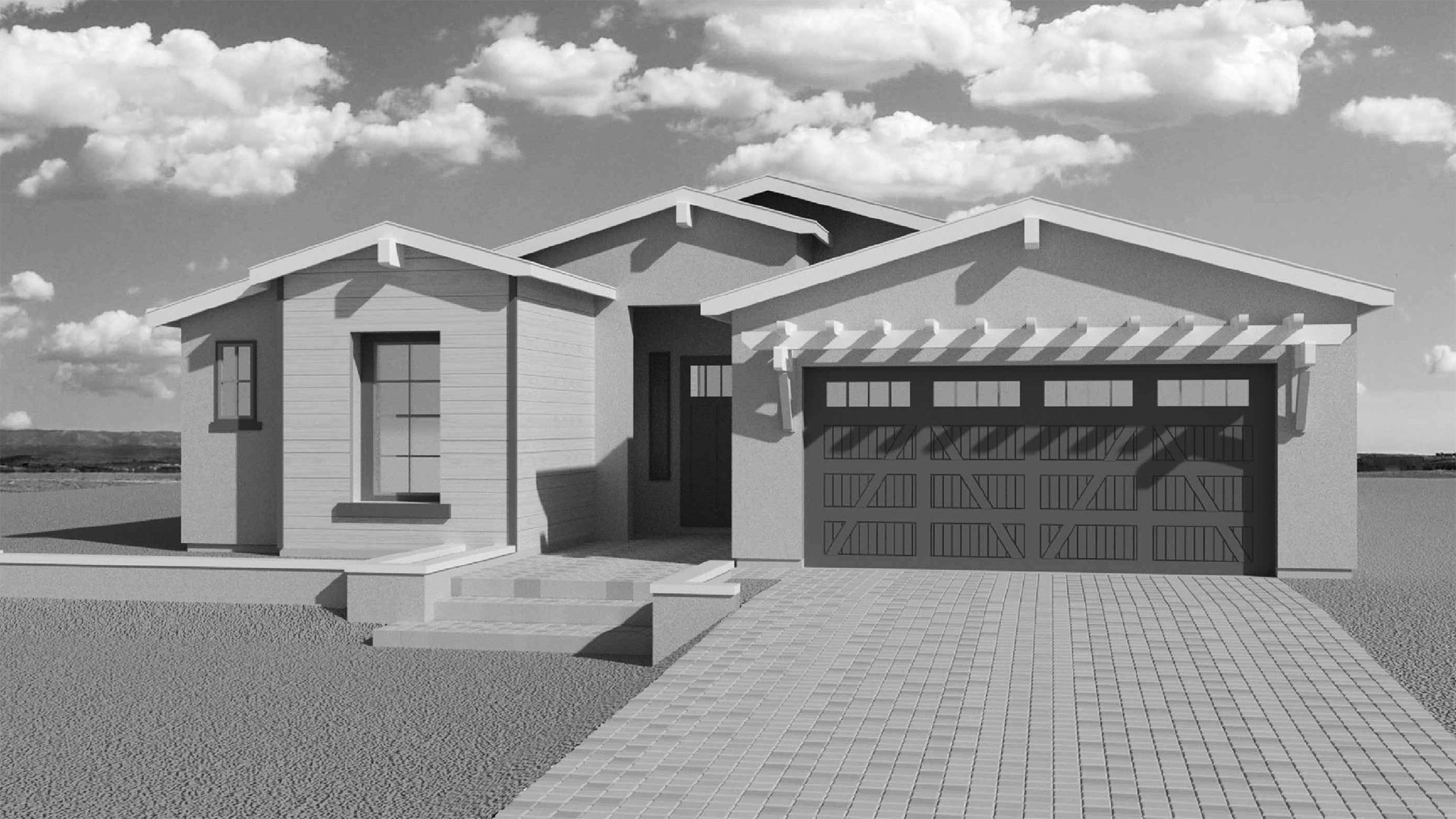 Foothills Morning Sky Traditional Elevation Mandalay Homes Arizona