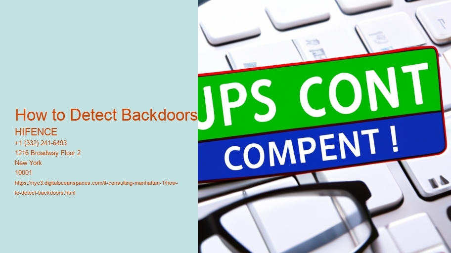 How to Detect Backdoors