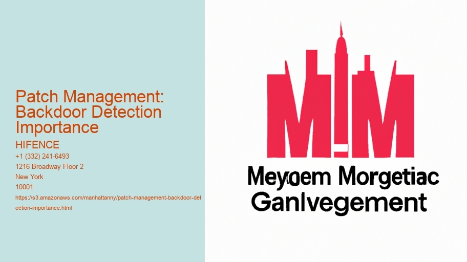 Patch Management: Backdoor Detection Critical