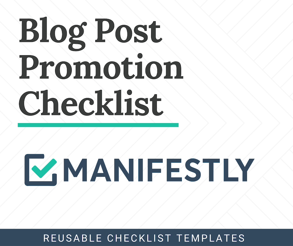 Workflow Templates for Marketing: Blog Post Promotion