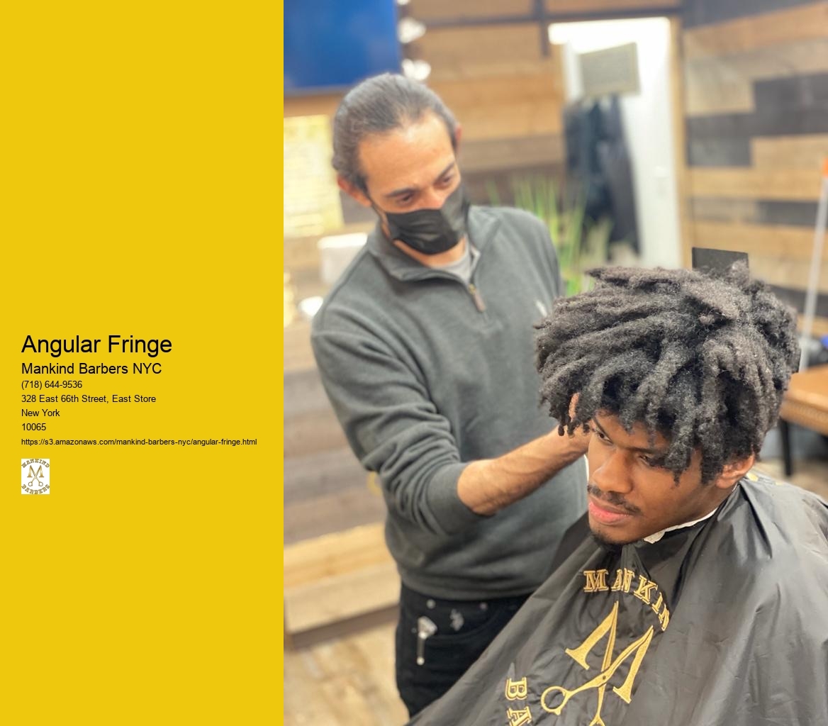 Are there any specific hair care routines recommended for maintaining the health and appearance of an angular fringe?