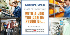 Jobs Available at IDEXX Laboratories - Manpower Maine