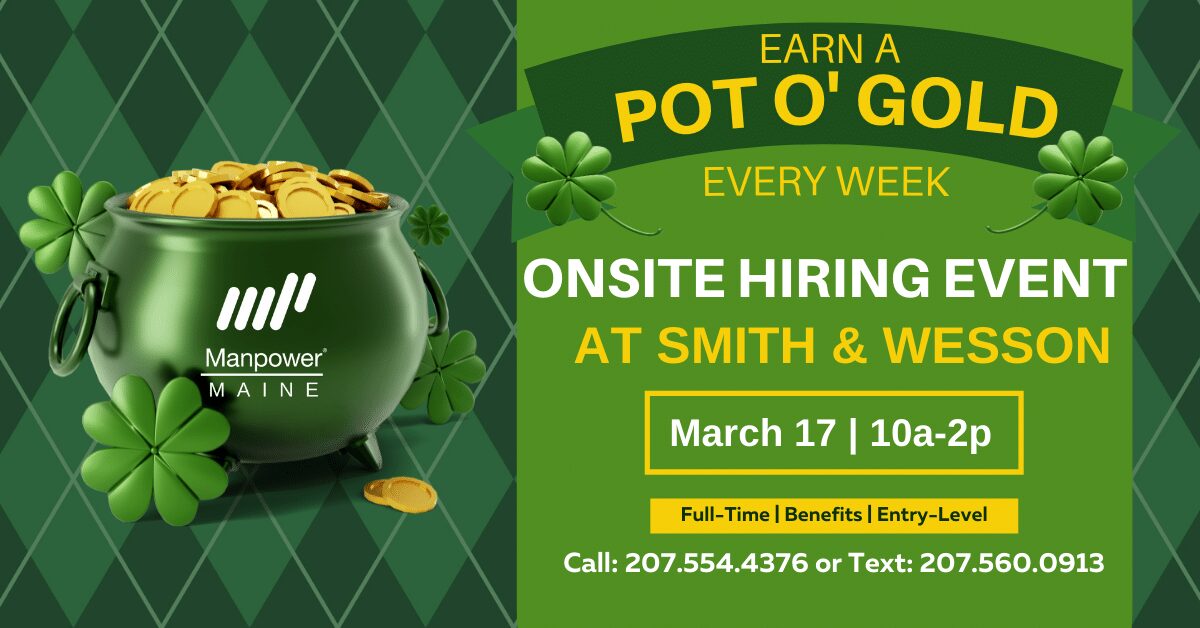 Onsite Interviews at Smith & Wesson Manpower Maine