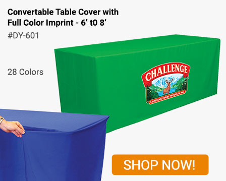 Convertible Table Cover W/Full Color Imprint
