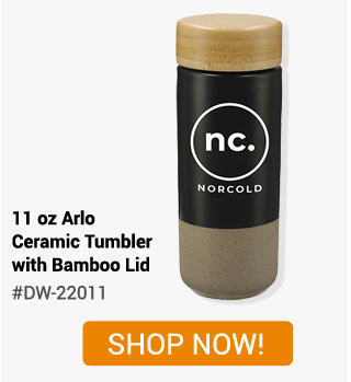 Arlo Ceramic Tumbler with Bamboo Lid - Shop Now!