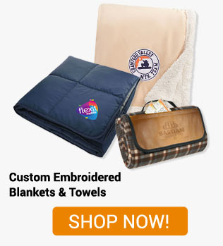 Custom Embroidered Blankets & Towels