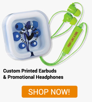Custom Printed Earbuds - Shop Now!