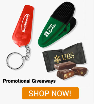 Promotional Giveaways - Shop Now!