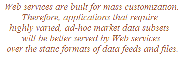 Market Data Web Services Market Data Web Services