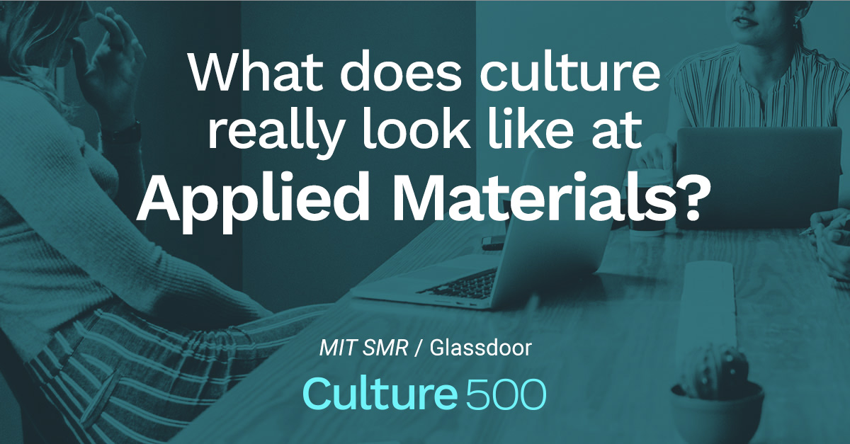 How Employees Talk About Culture at Applied Materials Culture500