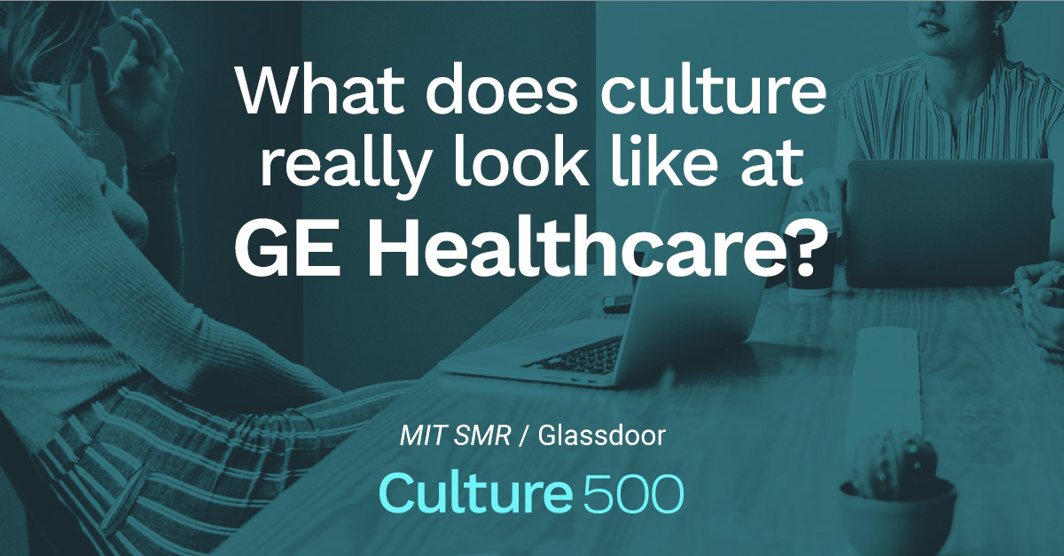 How Employees Talk About Culture at GE Healthcare Culture500 MIT
