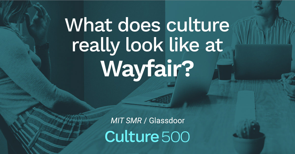 How Employees Talk About Culture at Wayfair Culture500 MIT Sloan Managment Review