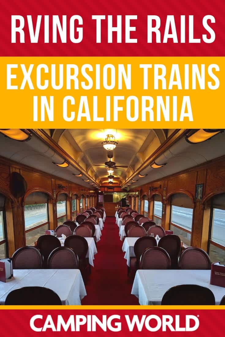 RVing the rails - excursion trains in California