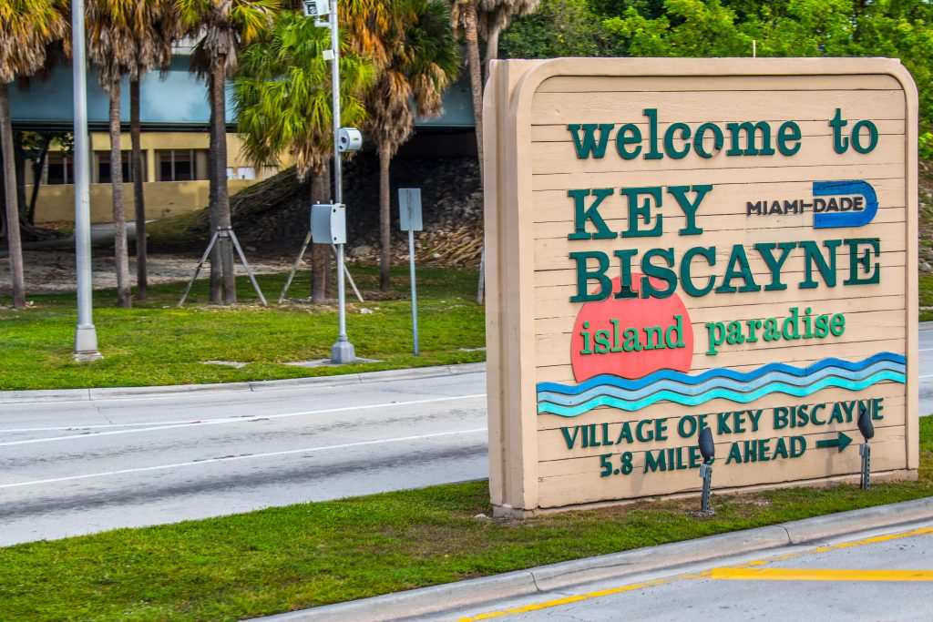 Welcome Sign Key Biscayne