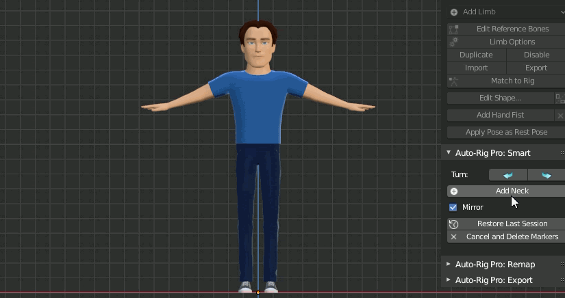 Blender Free Rigged Character