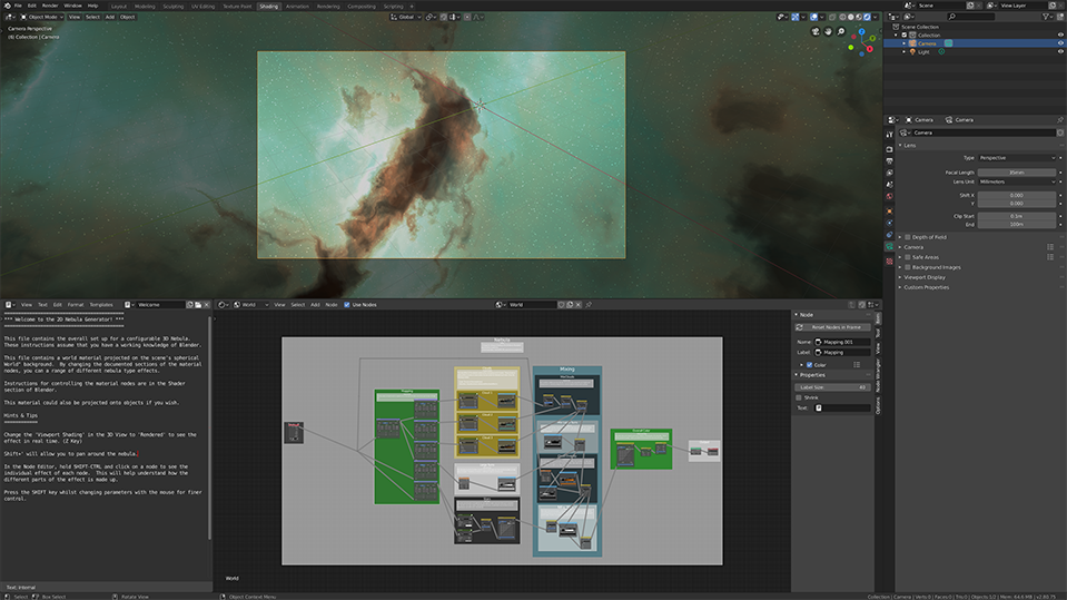 Nebula Generator - Blender Market