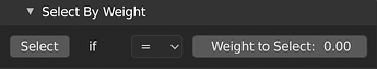 SelectByWeight