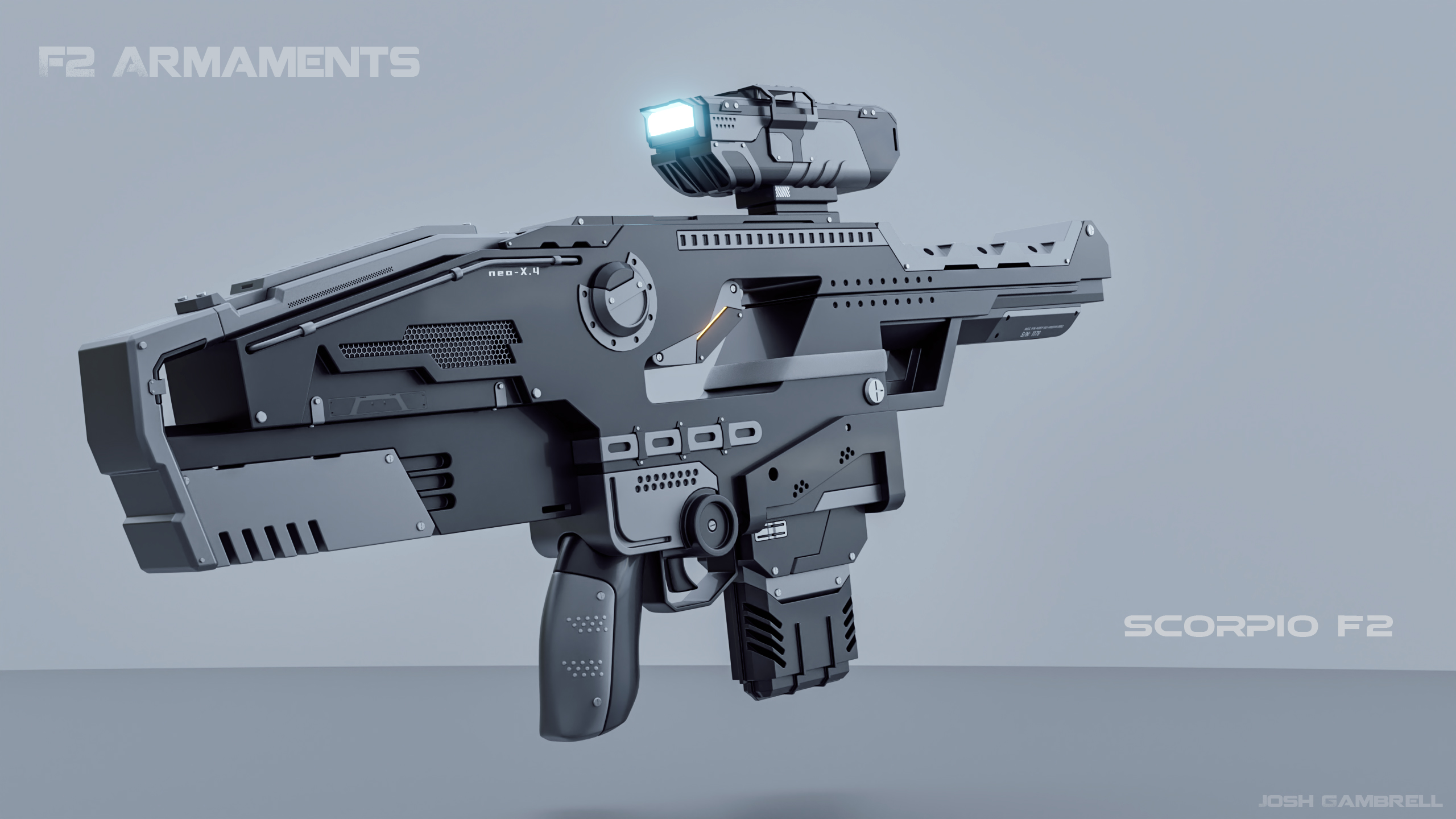SciFi Weapon Design in Blender Blender Market