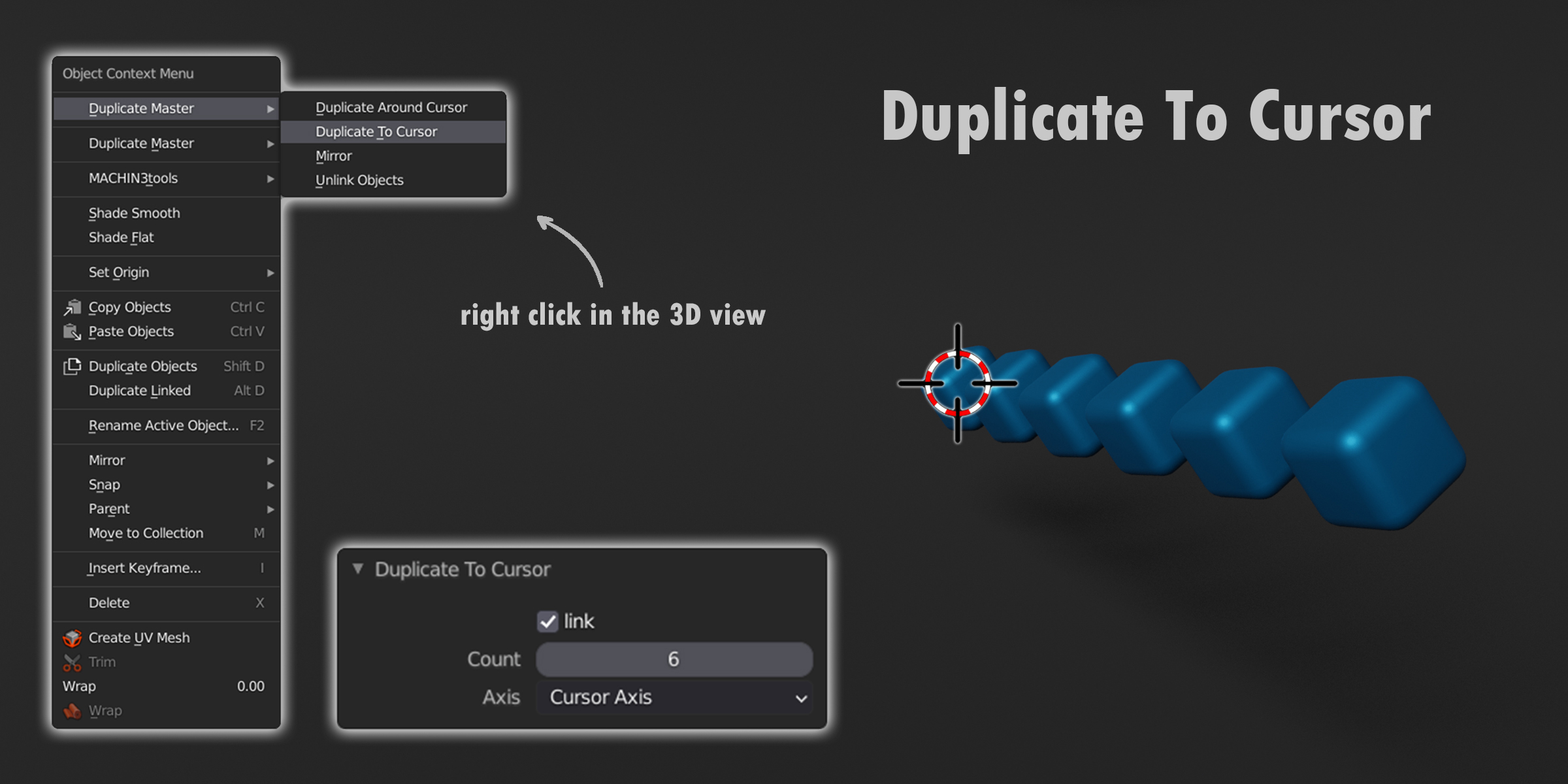 Duplicate Master 2.0 Circular, Linear array and Mirror Tool Blender Market