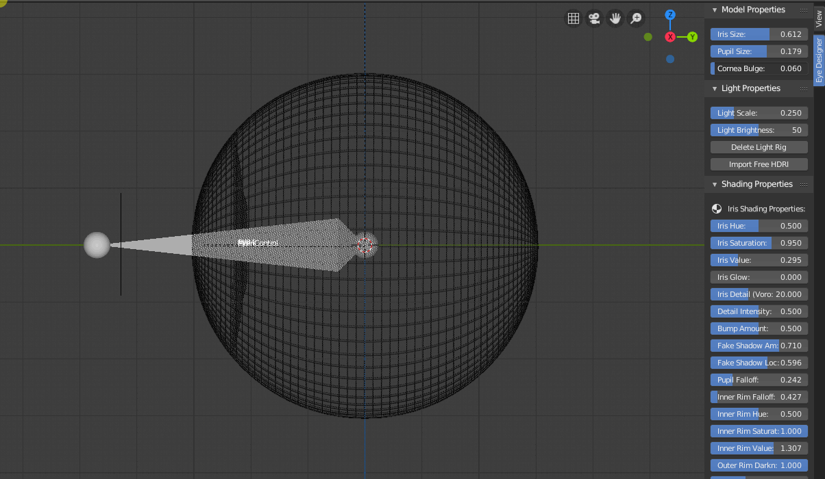 卡通动漫眼睛预设 Danny Mac Eye Designer Blender预设魔酷网