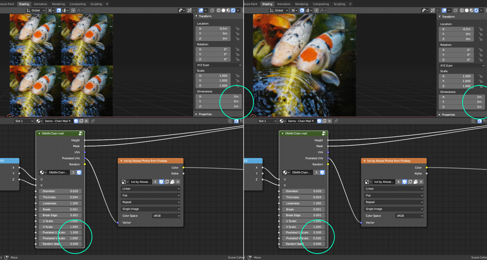 Procedural Textures Pack Eclectic Blender Market