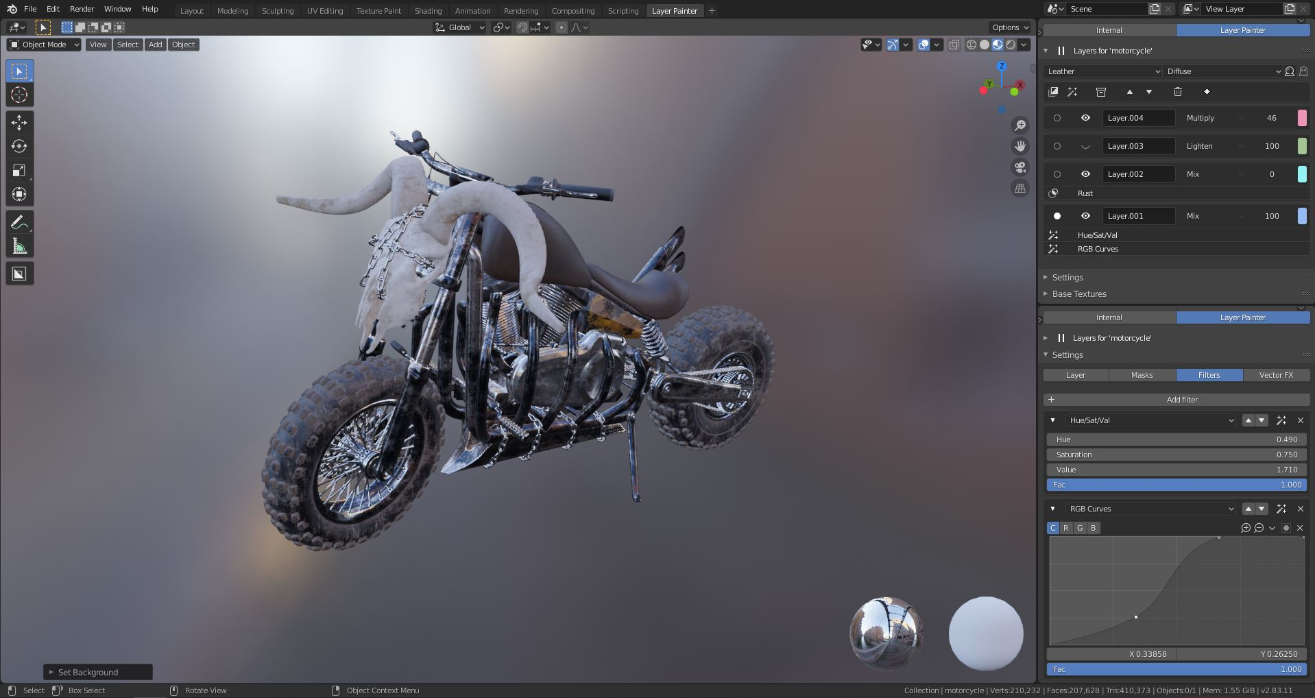 Blender layer painter download