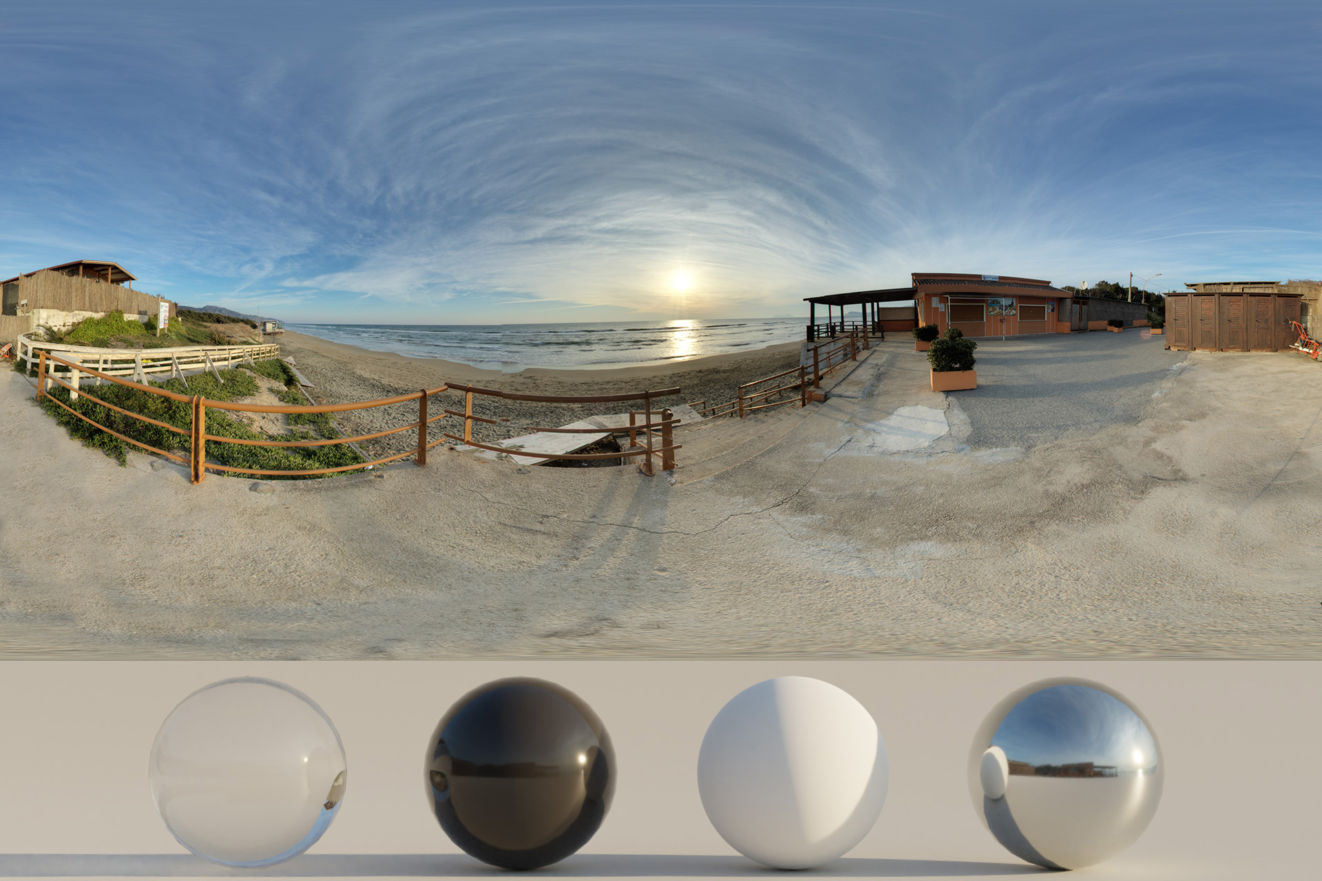 HDRi Sea and Sunset Blender Market