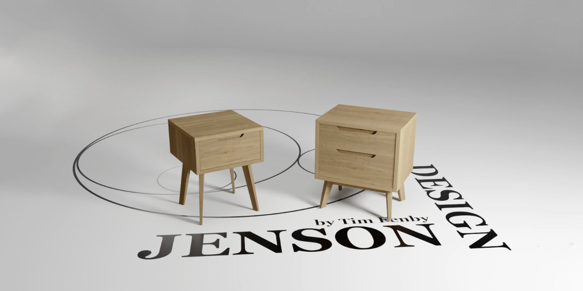 Bedside tables furniture Jenson design Blender Market