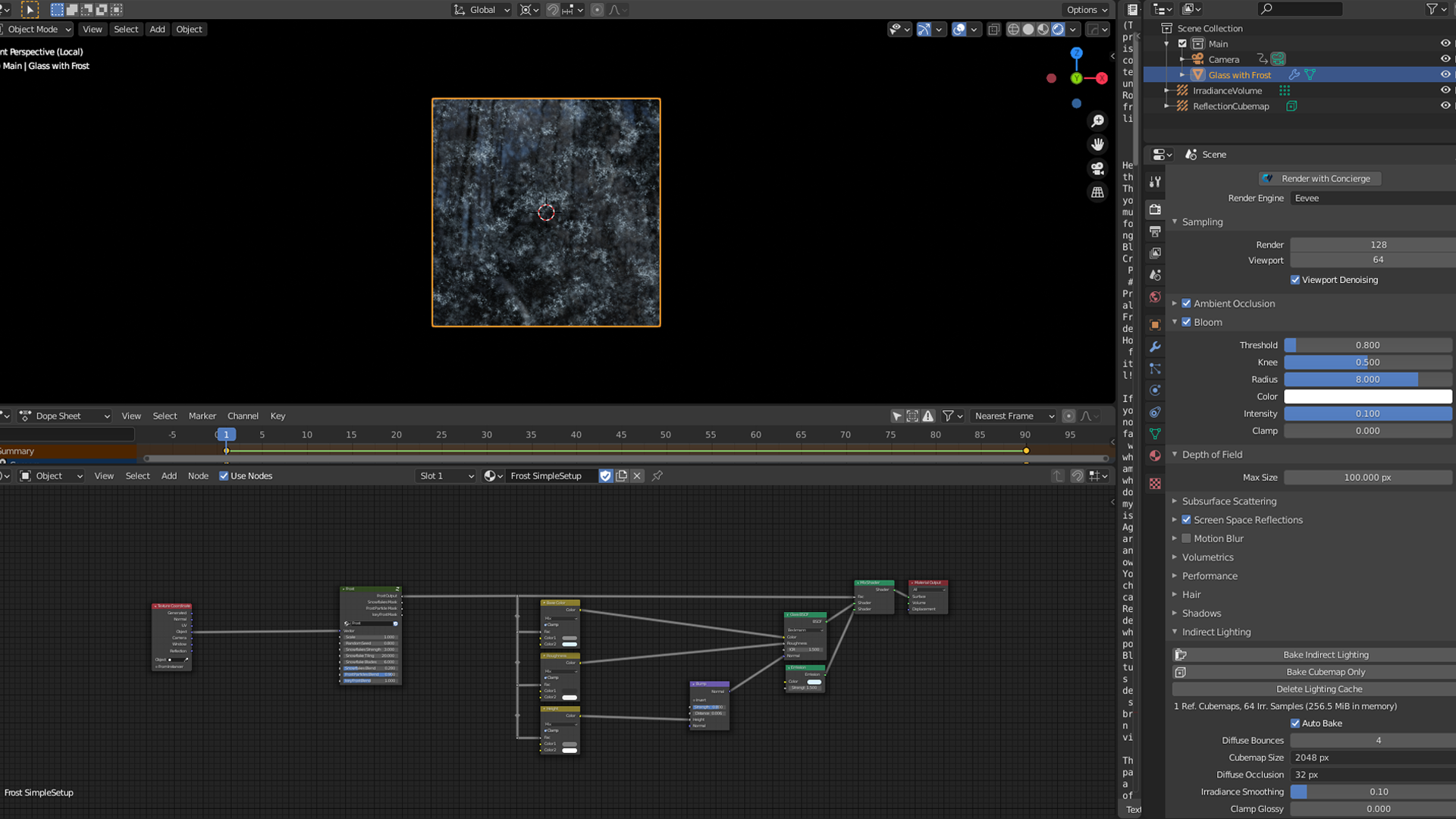 Blender Creative Package 6 Procedural Frost Node Blender Market