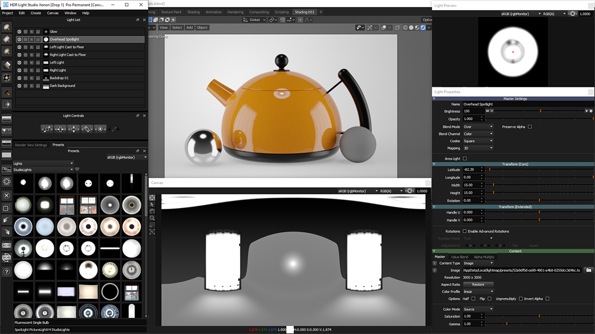 Studio HDRI Map Samples by HDR Light Studio Blender Market