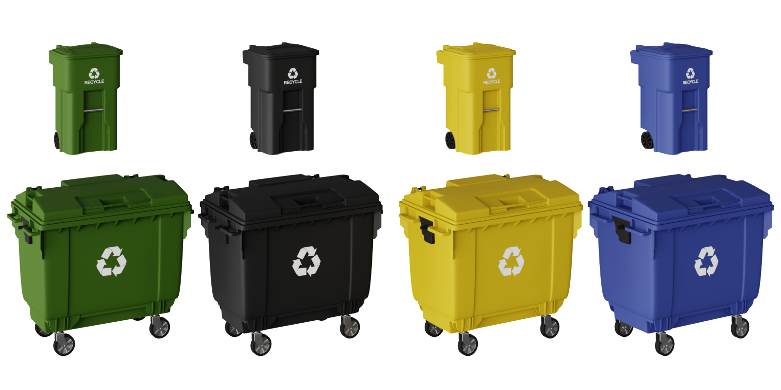 Trash can and dumpster recycle bin Blender Market