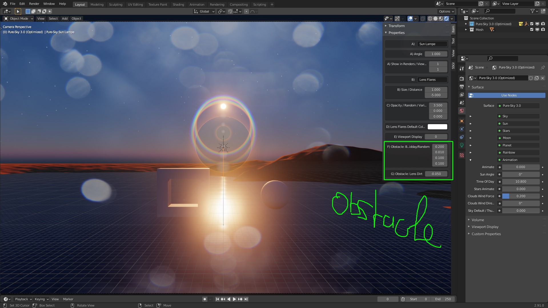 PureSky (EEVEE & Cycle) Blender Market