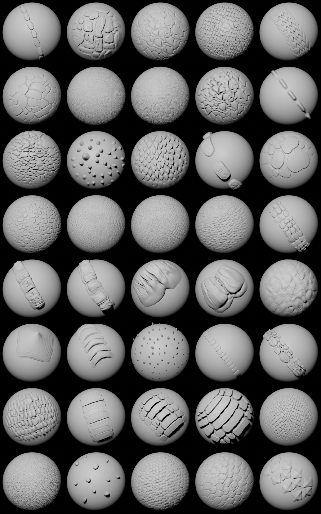 Reptil brushes pack for blender Blender Market