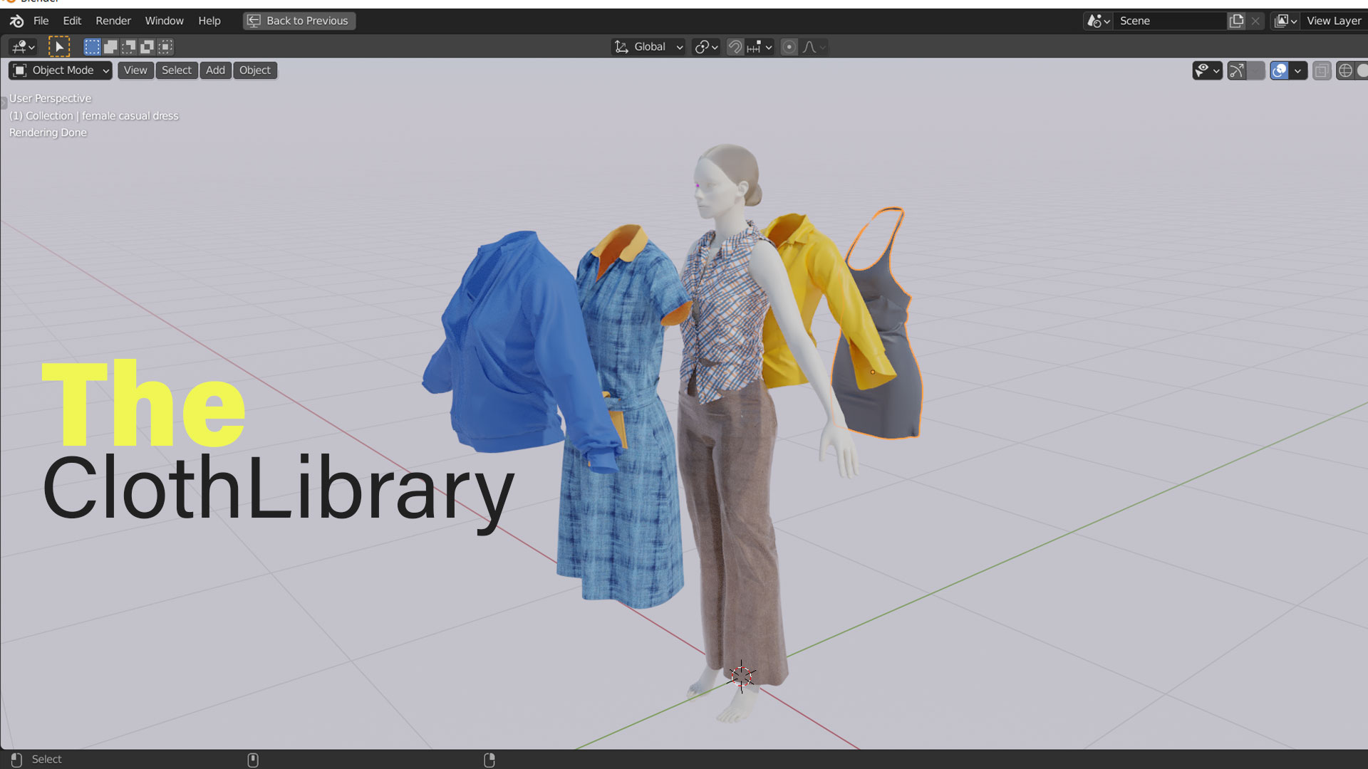 The CLoth Library addon for blender Version 4 Blender Market