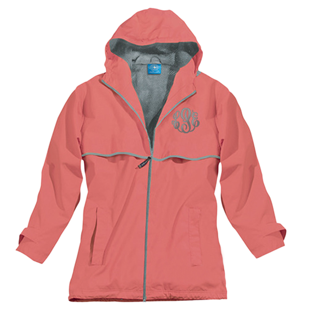 Monogrammed New England Rain Jacket
