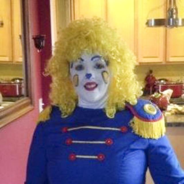 My mother, the clown. (Photos courtesy Brandon Ambrosino)