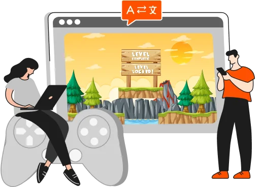 Multilingual adventure game translation services