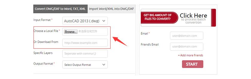 convert dwg files to dxf online