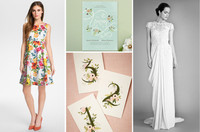 Garden-wedding-petal-pusher-bride-dress-bridesmaid-outdoors-matchbook-loverly