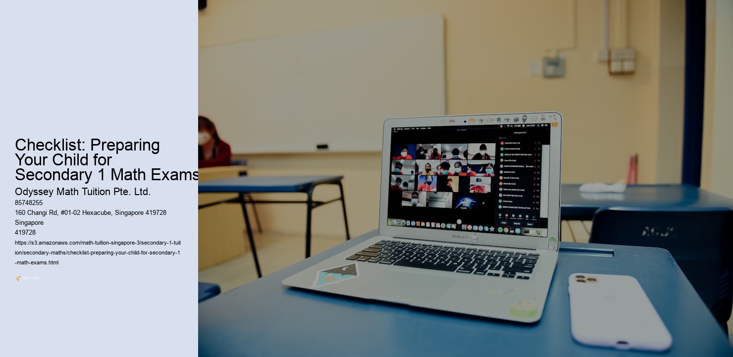 Checklist: Preparing Your Child for Secondary 1 Math Exams