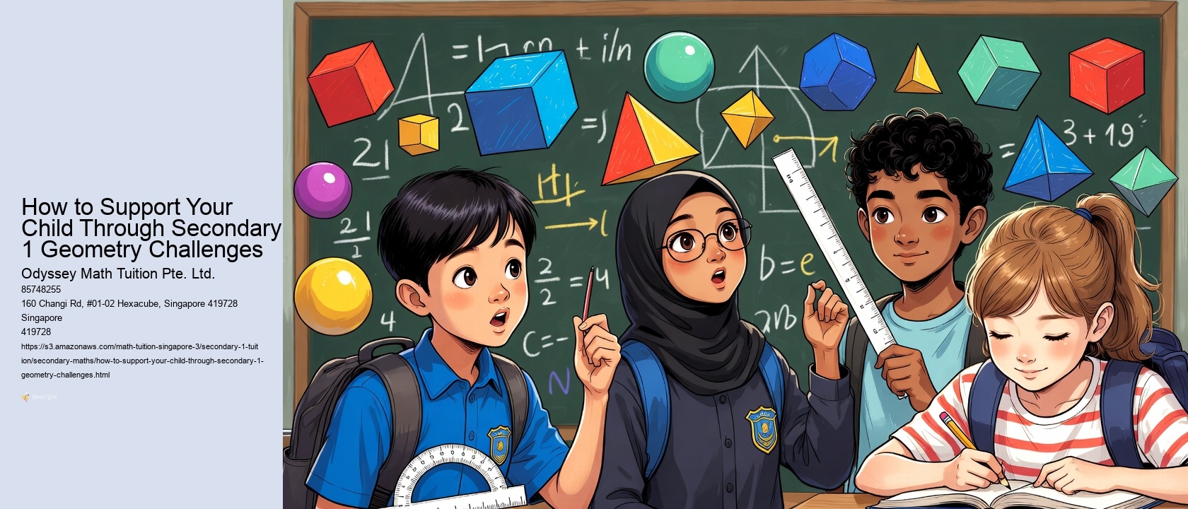 How to Support Your Child Through Secondary 1 Geometry Challenges