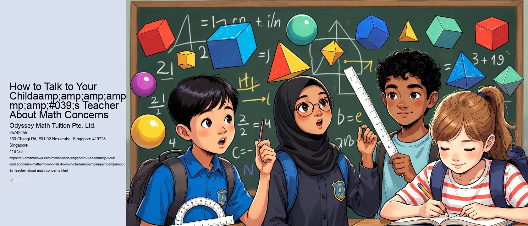 How to Talk to Your Childaamp;amp;amp;amp;amp;amp;#039;s Teacher About Math Concerns