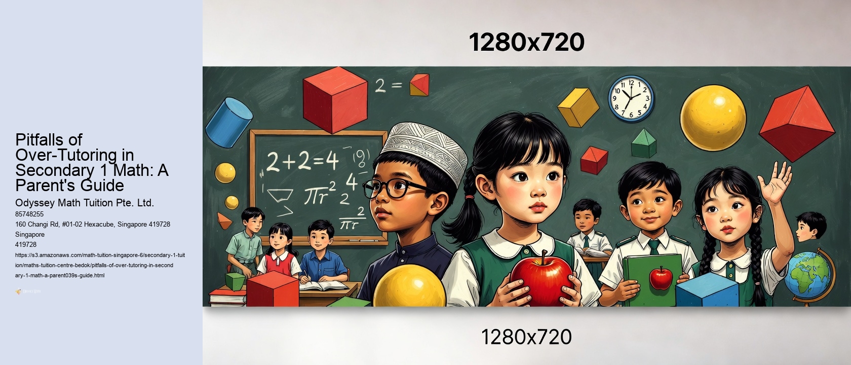 Pitfalls of Over-Tutoring in Secondary 1 Math: A Parent's Guide Odyssey Math Tuition Pte. Ltd. Pitfalls of Over-Tutoring in Secondary 1 Math: A Parent's Guide