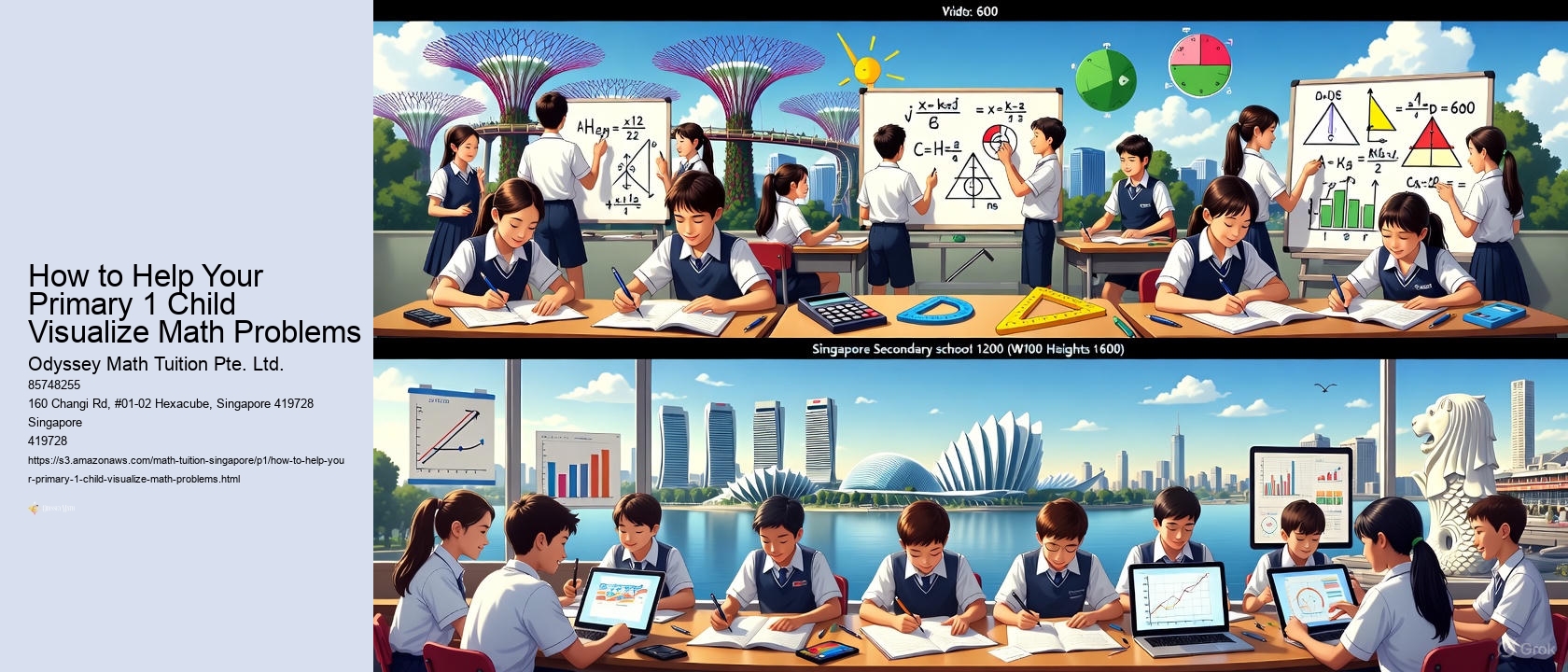 How to Help Your Primary 1 Child Visualize Math Problems