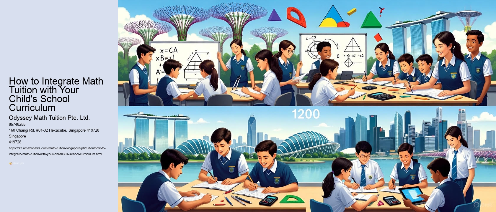 How to Integrate Math Tuition with Your Child's School Curriculum