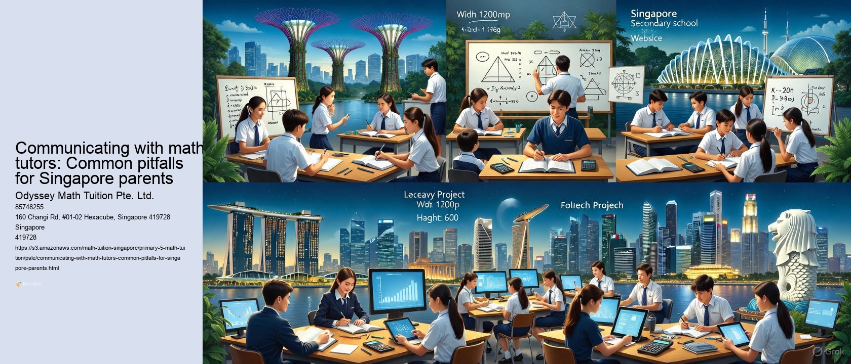 Communicating with math tutors: Common pitfalls for Singapore parents