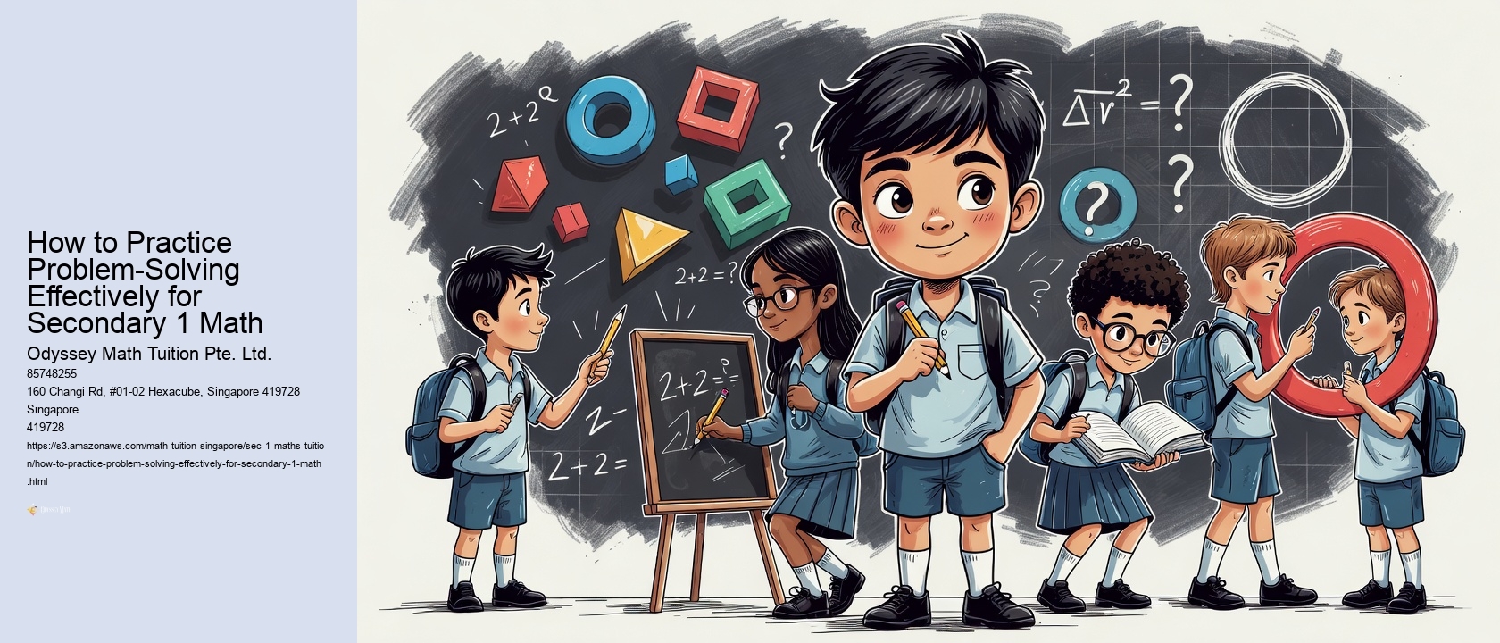 How to Practice Problem-Solving Effectively for Secondary 1 Math