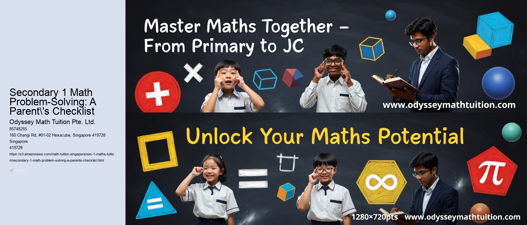 Secondary 1 Math Problem-Solving: A Parent's Checklist