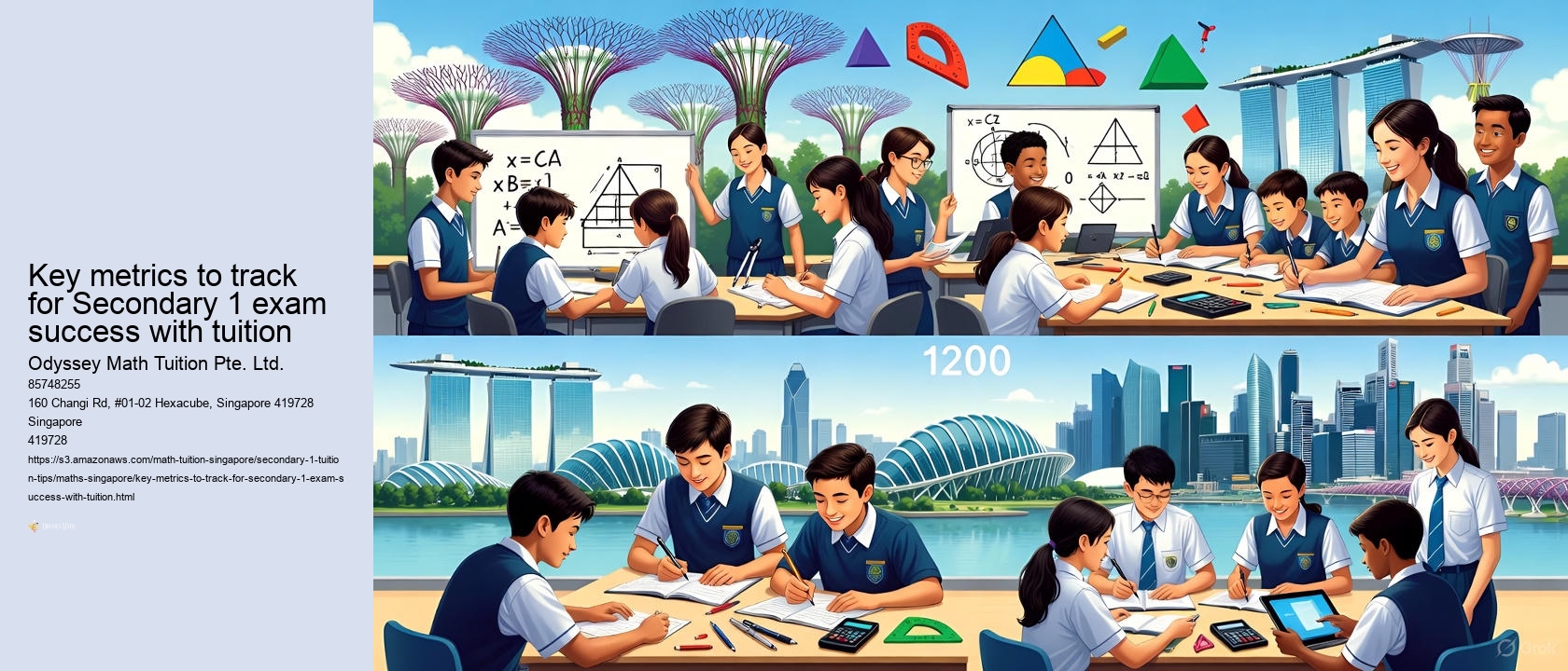 Key metrics to track for Secondary 1 exam success with tuition